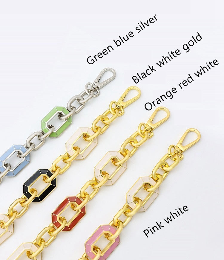 Enamel Chain Shoulder Strap for Evelyne/ LV Capucines bag