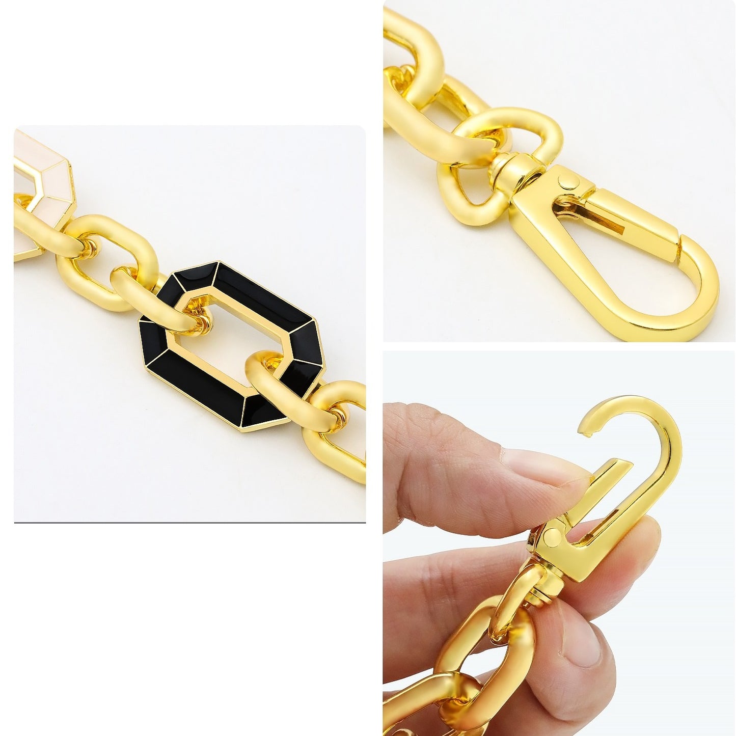 Enamel Chain Shoulder Strap for Evelyne/ LV Capucines bag