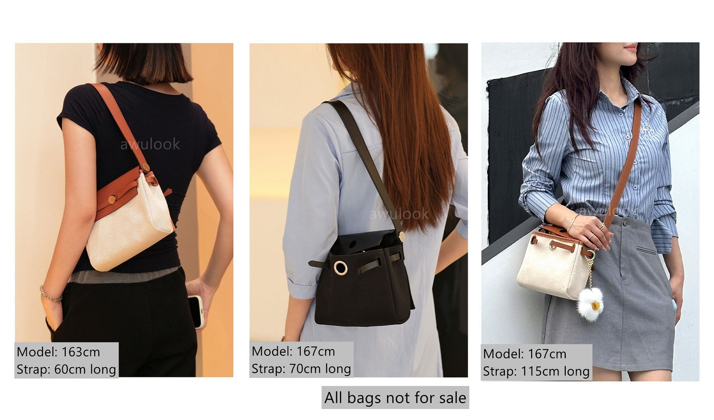 Sangle de sac à bandoulière en cuir Swift personnalisée/sangles de bandoulière pour Herbag
