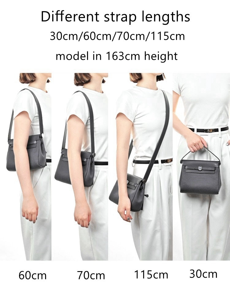 Sangle de sac à bandoulière en cuir Swift personnalisée/sangles de bandoulière pour Herbag