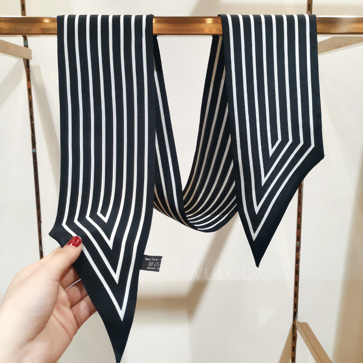 Silk CDC Scarf,120cm× 10cm