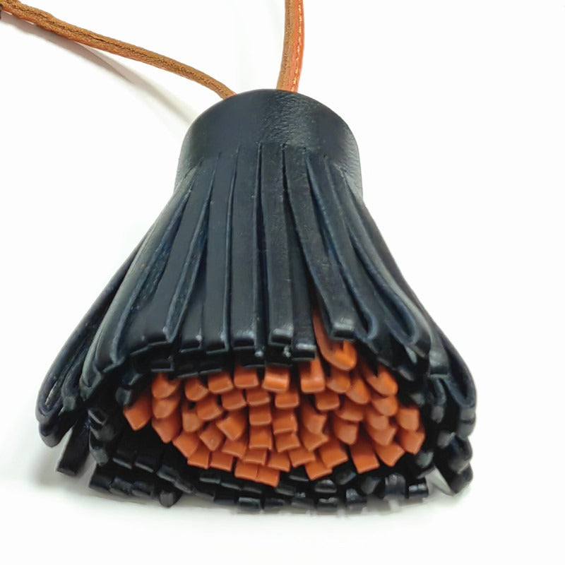 Bijou de Sac en Cuir d'Agneau, Coeur avec Lettre