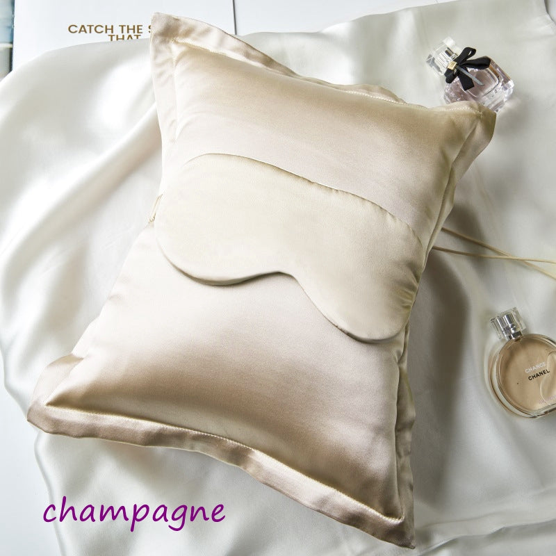 Mulberry Silk Throw pillow and eye mask - Awulook