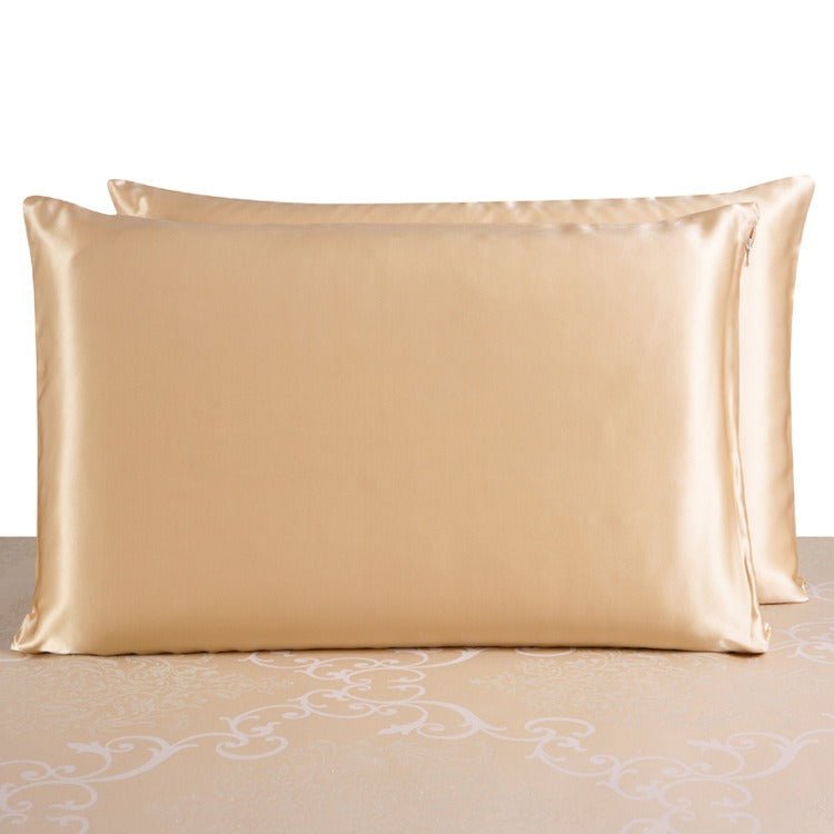 SET 2 of 22/25/30 Momme Silk Pillowcase, Zipper Closure