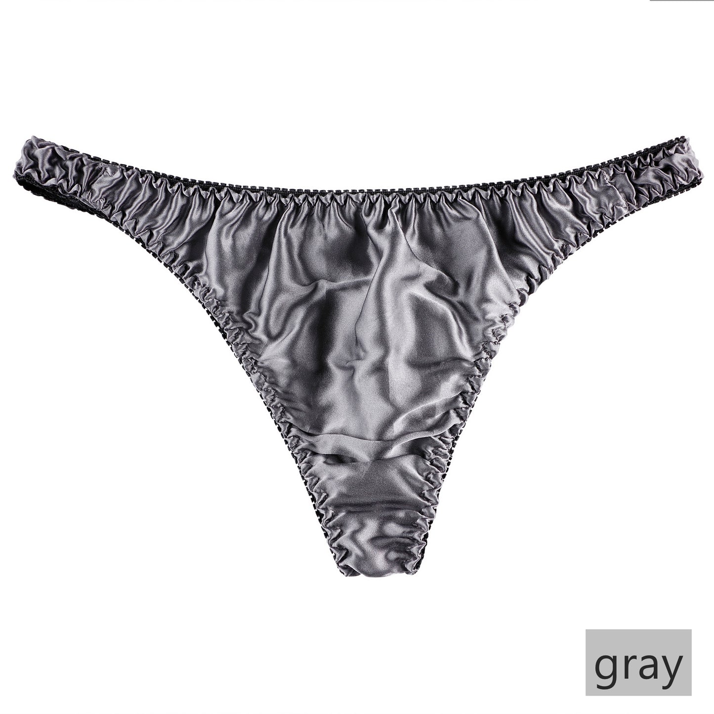 100% Mulberry Silk Thong for Men, 8 colors - Awulook