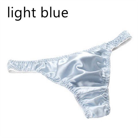 100% Mulberry Silk Thong for Men, 21 colors