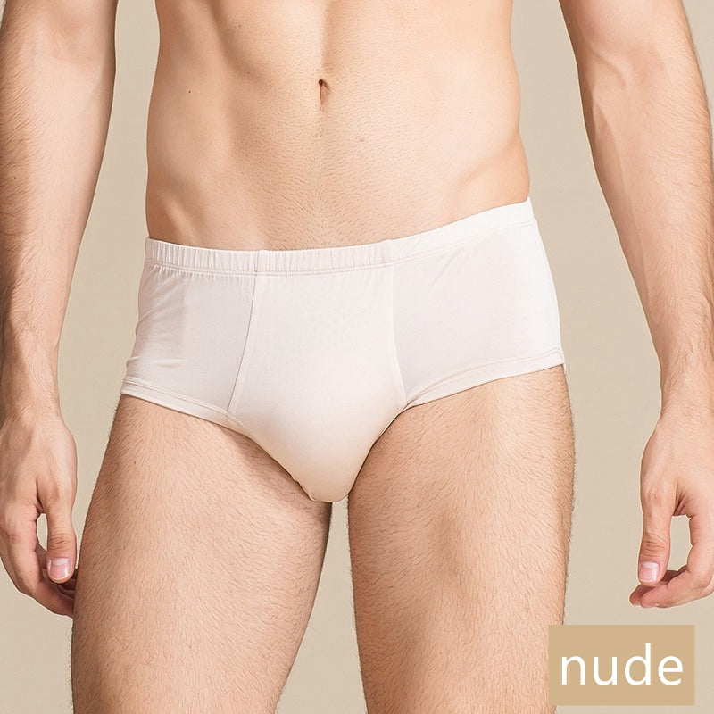 Men's 100% Silk Knit Brief, Large Sizes Available
