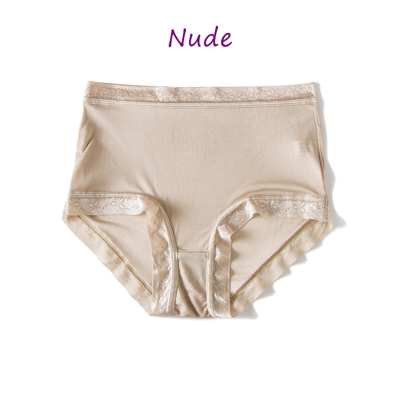 Women Silk Panties, Mid-High Waist