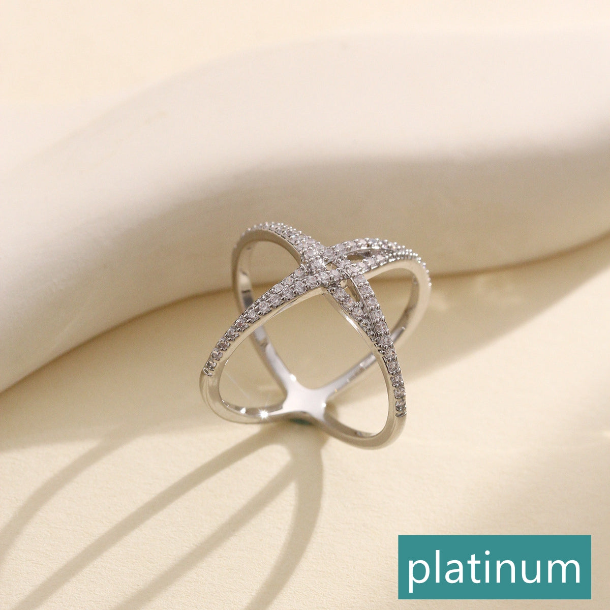 Echte 18 Karat vergoldete Schalringe mit AAA-Zicron