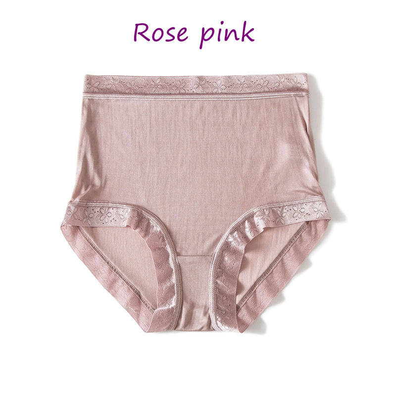 Women Silk Panties, Mid-High Waist