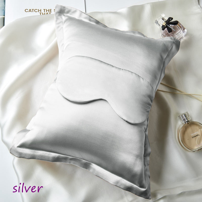 Mulberry Silk Throw pillow and eye mask - Awulook