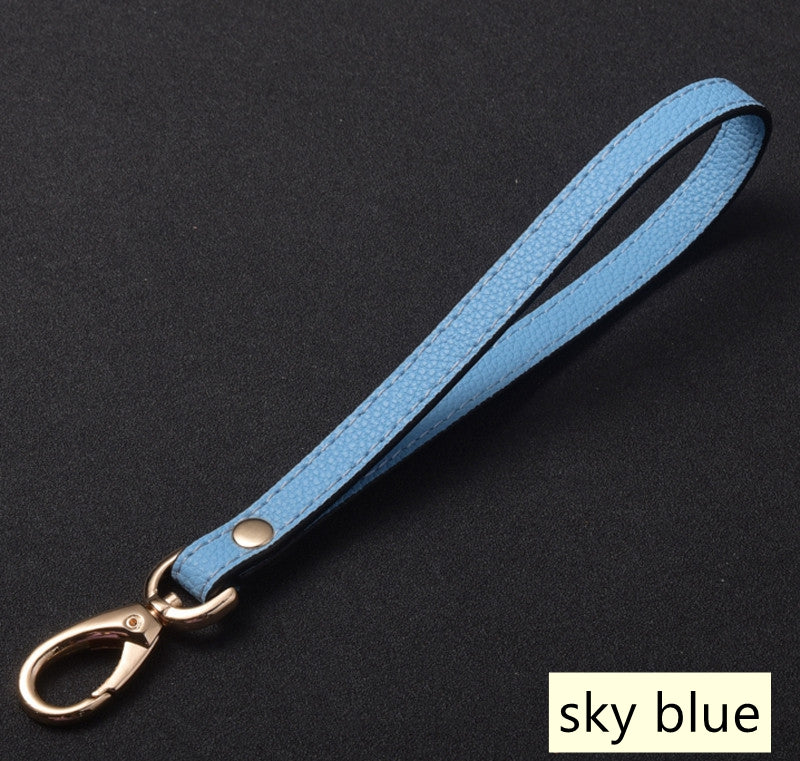 Full grain Leather Wristlet Strap - Awulook