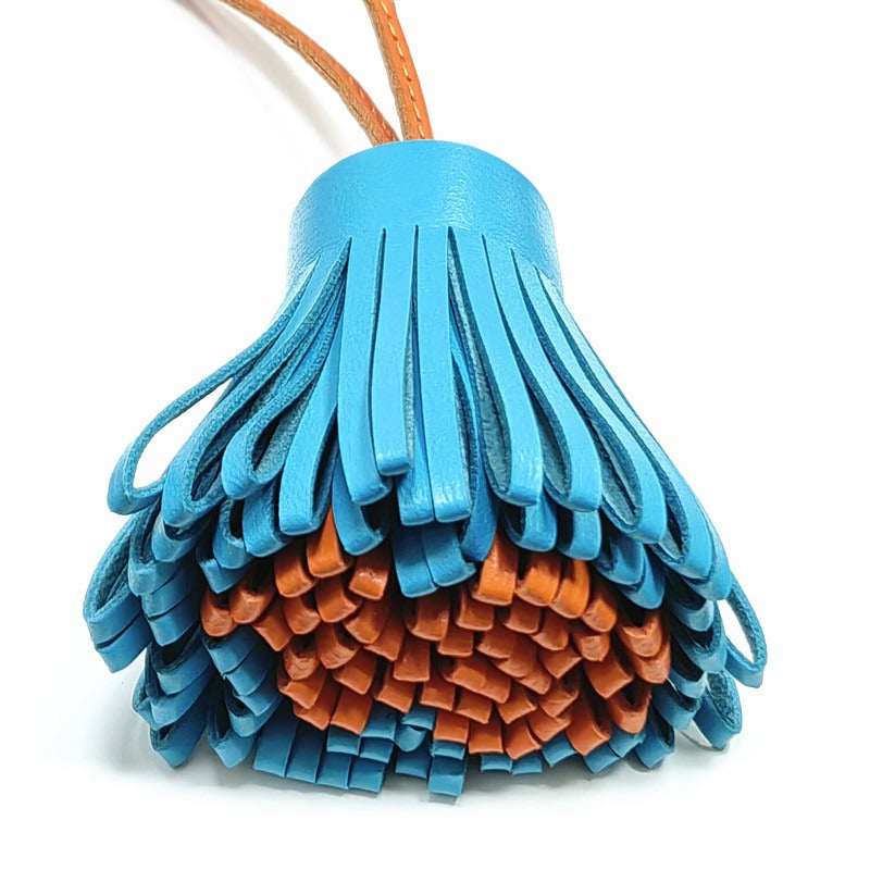 Bijou de Sac en Cuir d'Agneau, Coeur avec Lettre