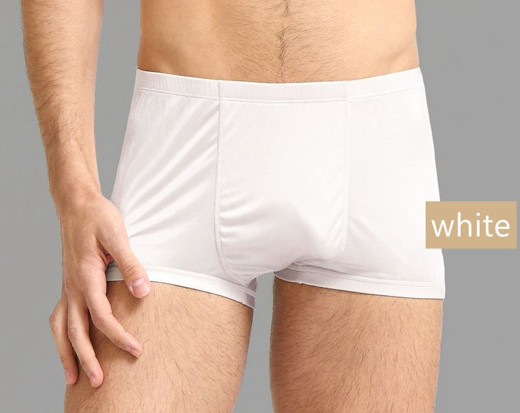 Boxer tricoté 100% soie pour hommes