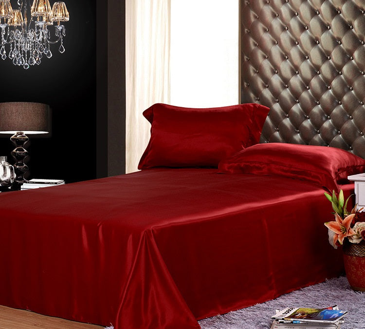 25Momme Seamless 100% Silk Flat Sheet - Awulook