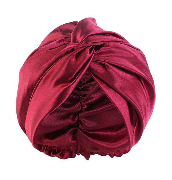100% Silk Sleep Cap, Double Layers - Awulook
