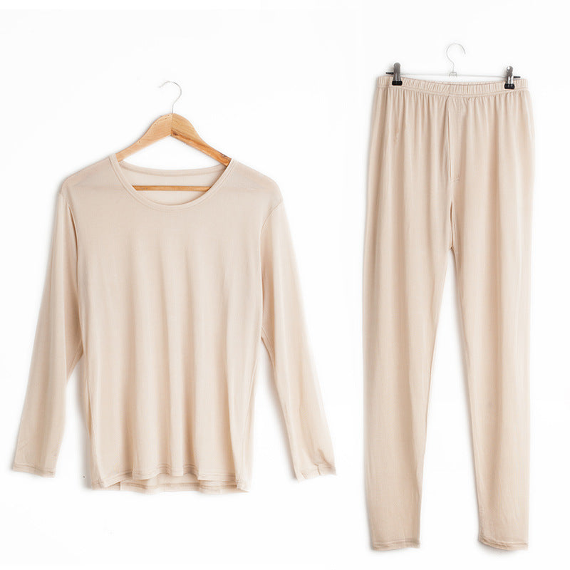Men 100% Mulberry Silk Crew Sweatshirt/Legging/Thermal underwear - Awulook