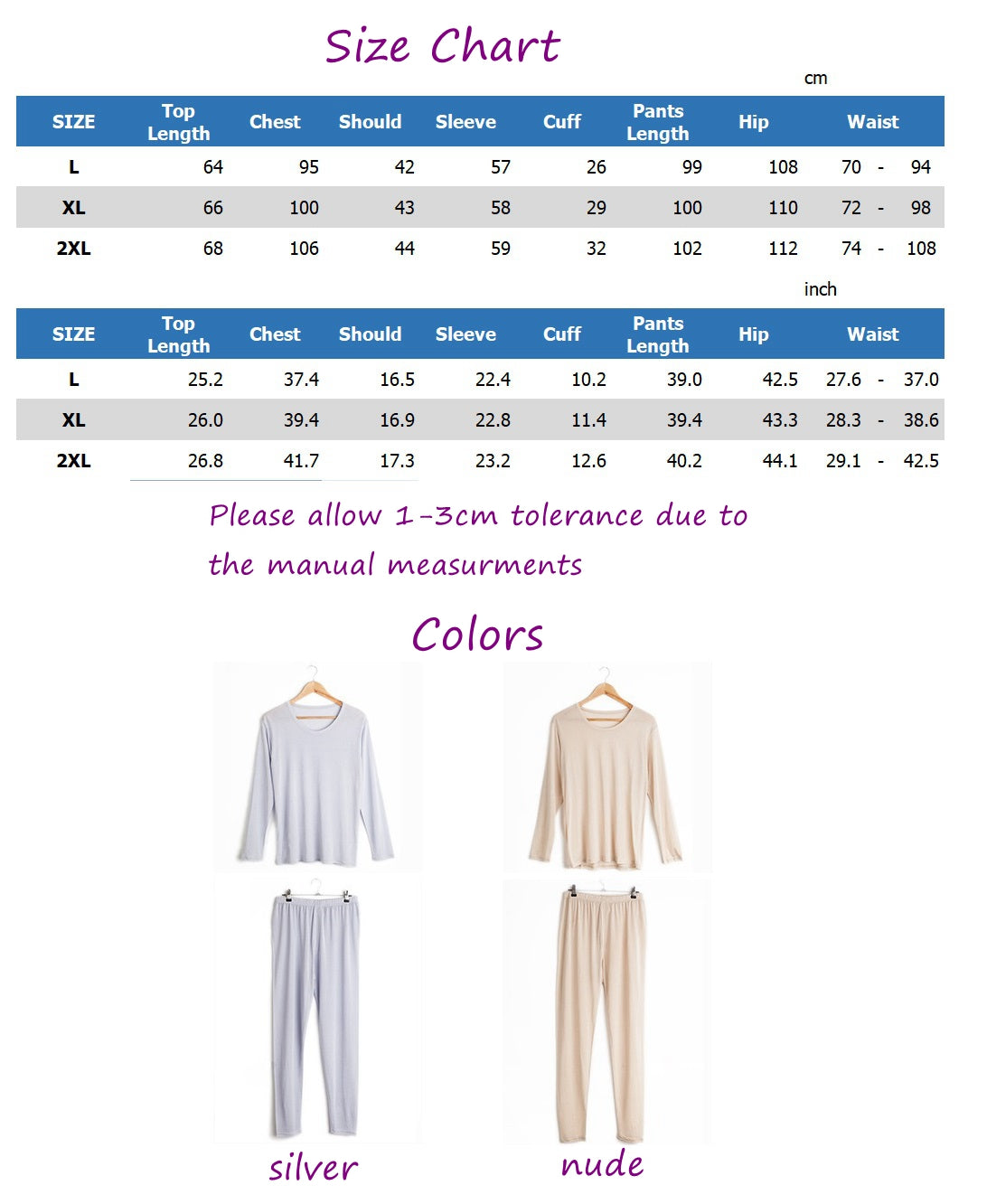 Men 100% Mulberry Silk Crew Sweatshirt/Legging/Thermal underwear - Awulook