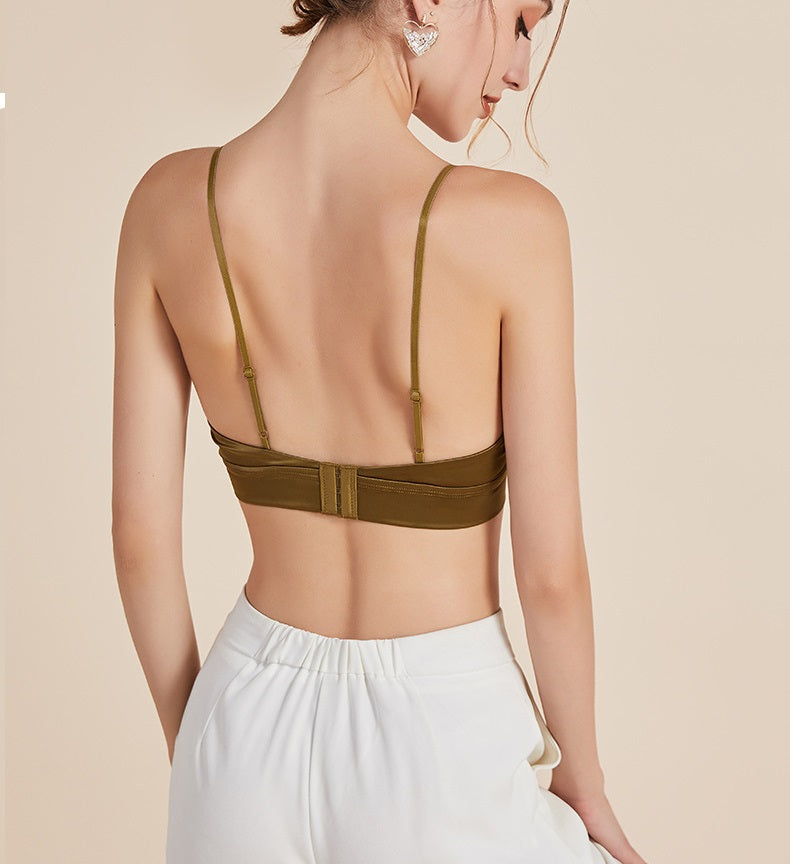 French Style Silk Lingerie Bra - Awulook