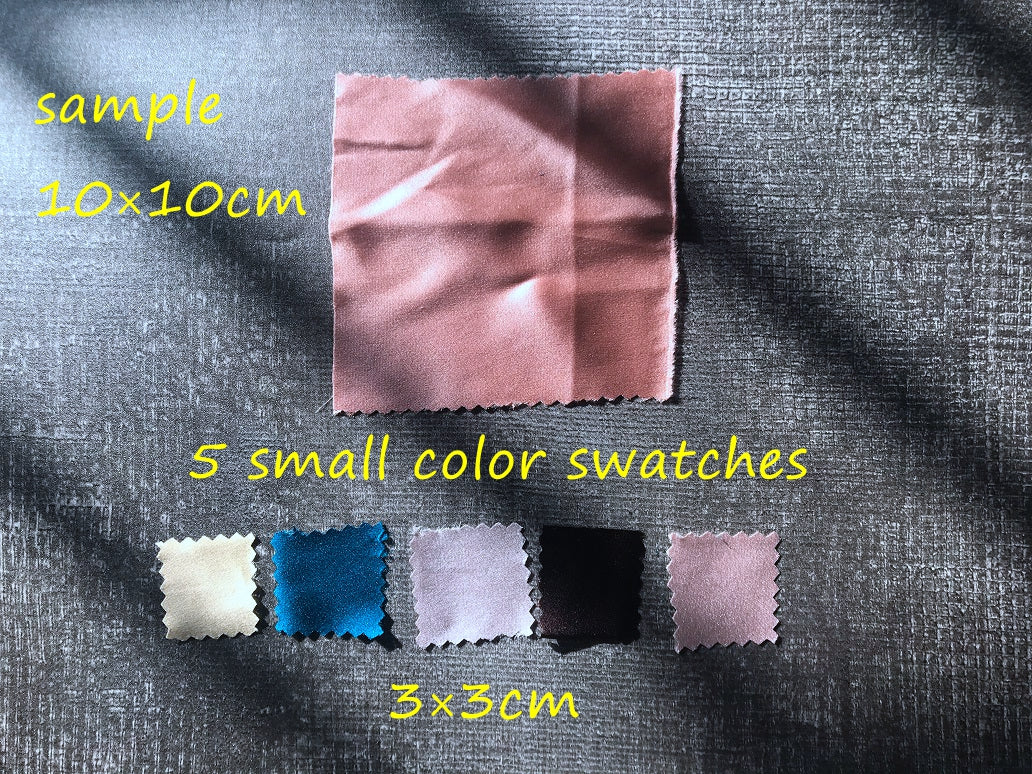 Silk Fabric Swatches for Silk Sheets, Over 20 Colors