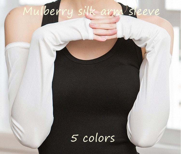 Mulberry Silk Arm Sleeves - Awulook