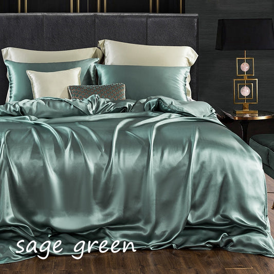 25Momme Seamless Luxury Silk Bedding Set4-Duvet cover Set