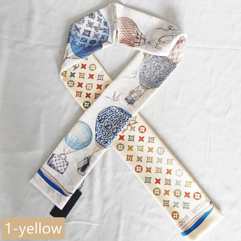 Up and Away Bandeau Silk Scarf
