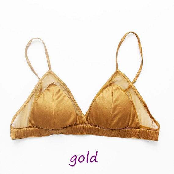 French Style Silk Bra