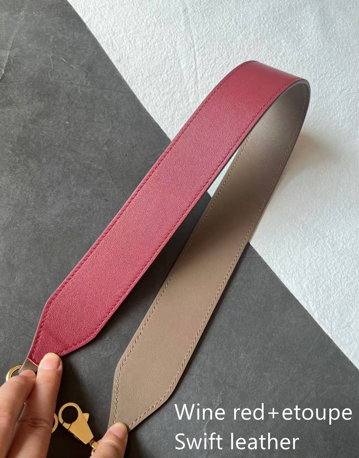 Bandoulière/bandoulière en cuir personnalisée pour Kelly