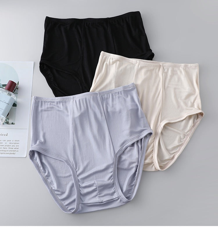 Men's 100% Silk Knit Brief, High waist