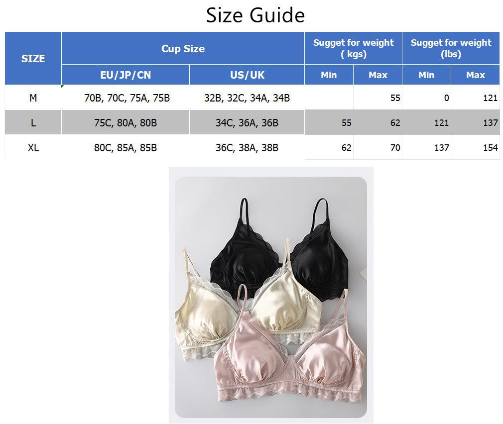2025 New IN, Luxury Silk Lace Bra