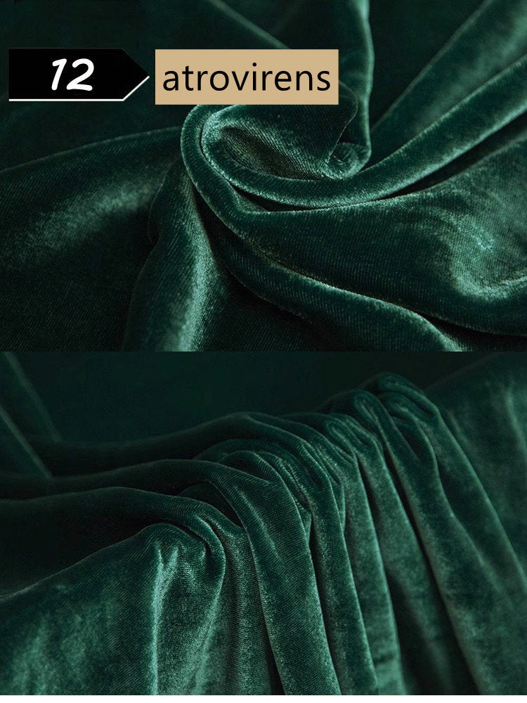 100% Mulberry Silk Velvet fabric, Width 138cm/54"