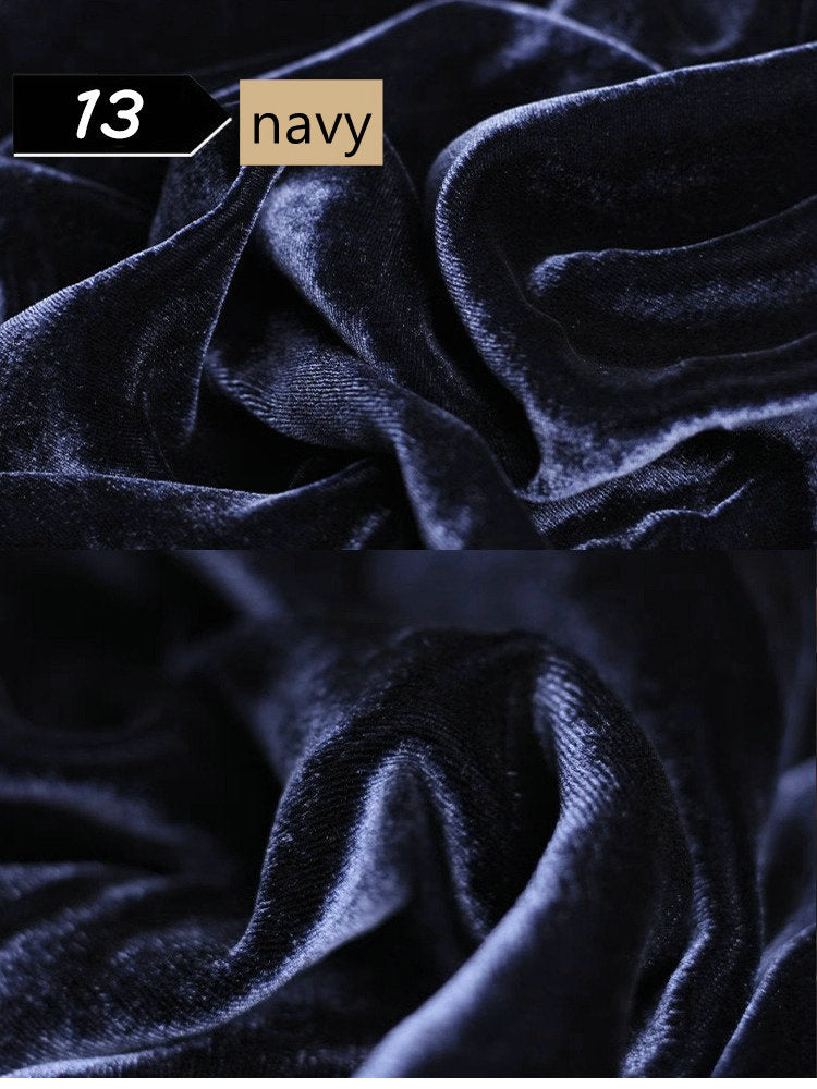 100% Mulberry Silk Velvet fabric, Width 138cm/54"