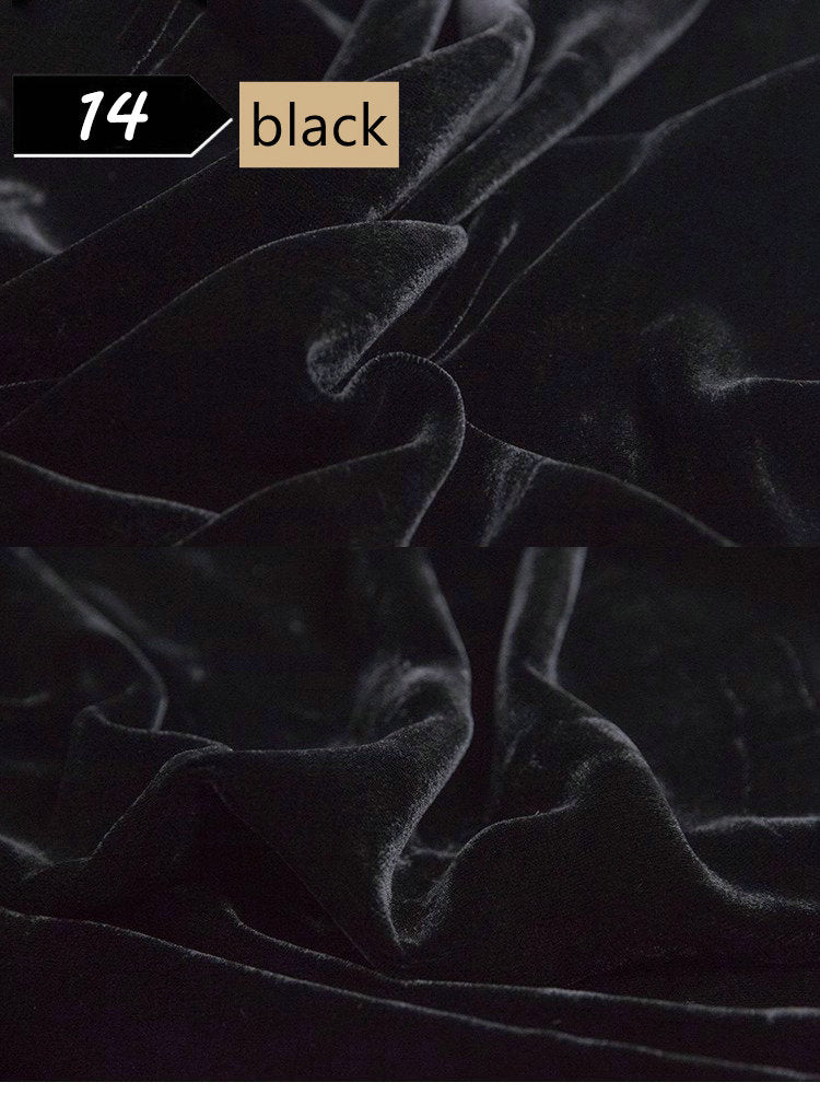 100% Mulberry Silk Velvet fabric, Width 138cm/54"