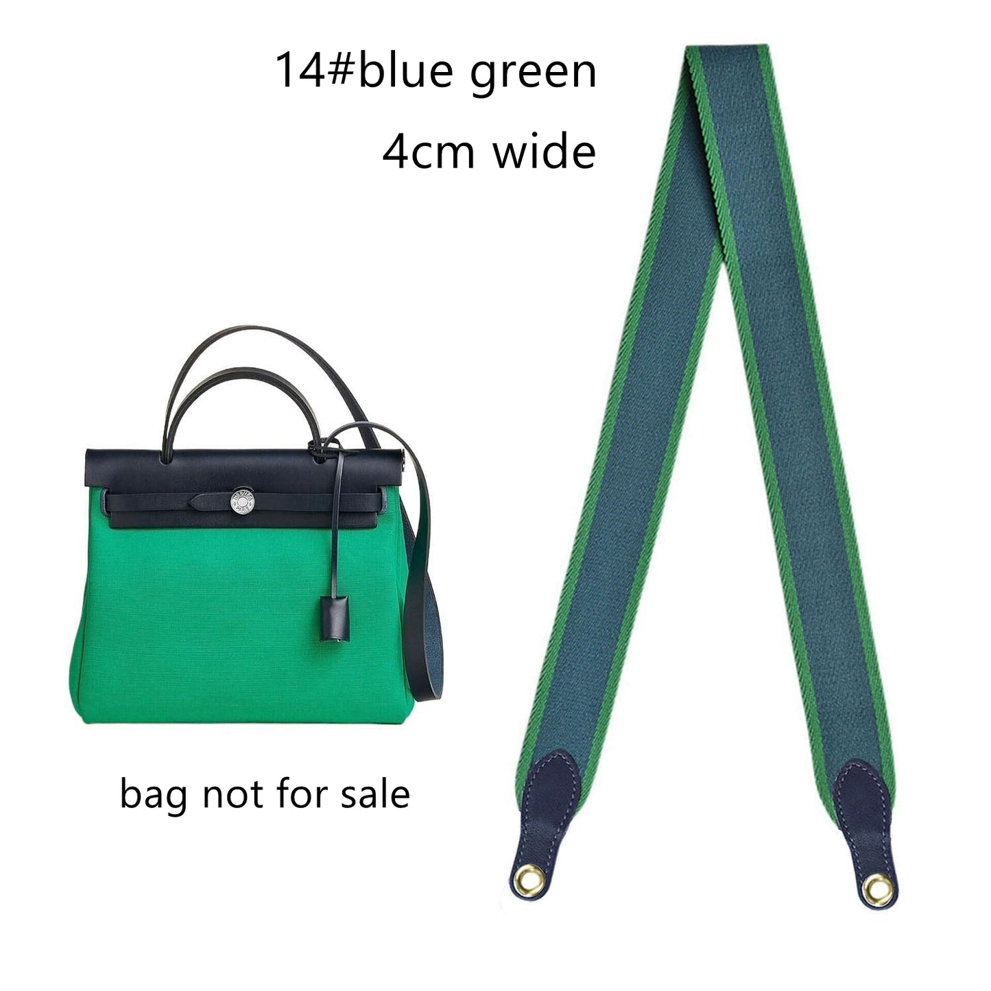 Bandoulière en cuir et toile élargie de 5 cm/2 pouces pour sac à main