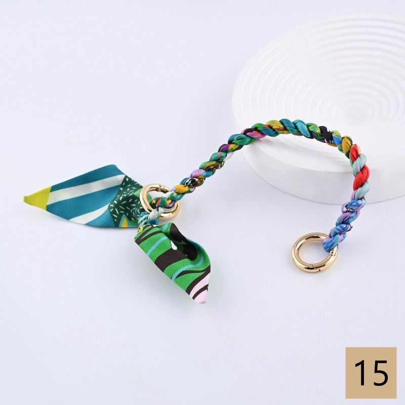Silk Twilly Strap, Handle/Shoulder Strap for Evelyne