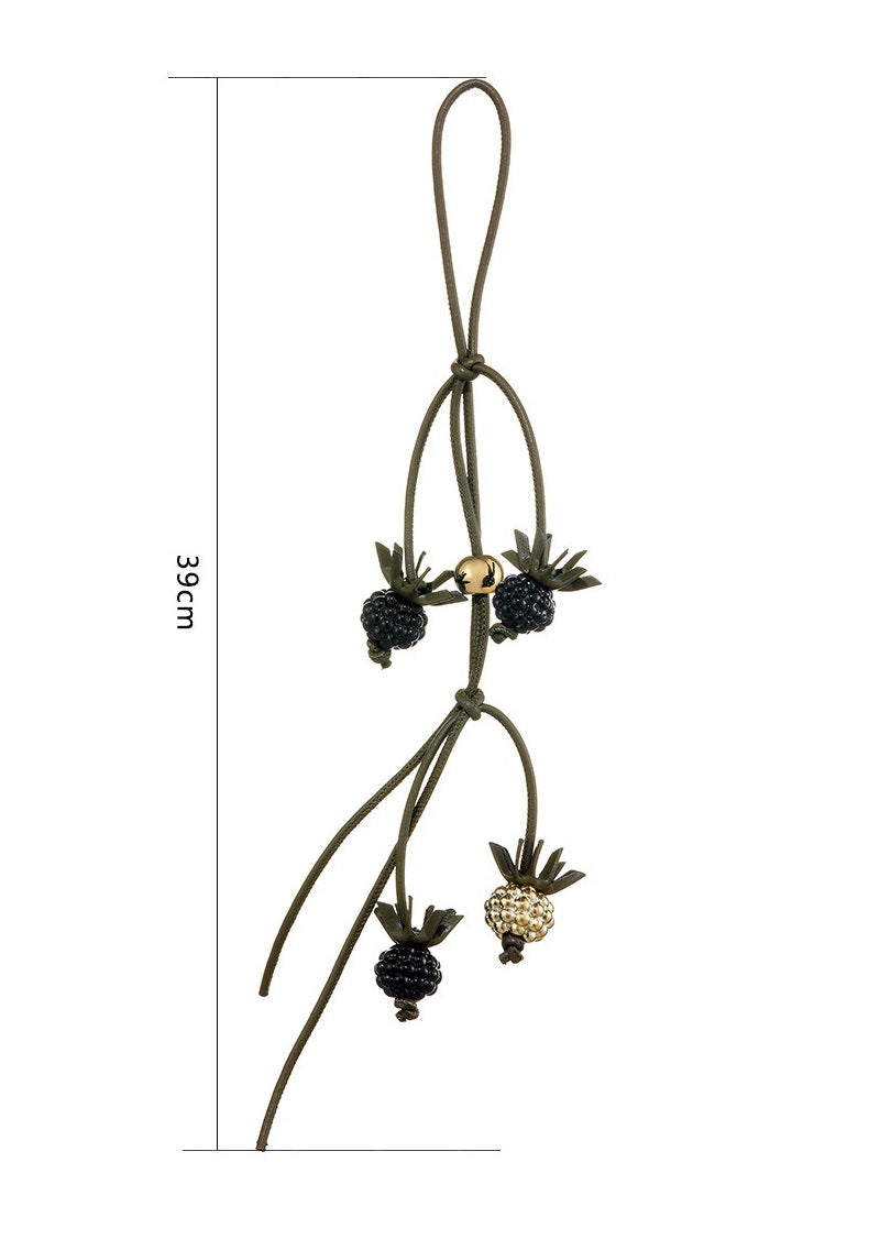 LOEWE Berry Leather Keychain