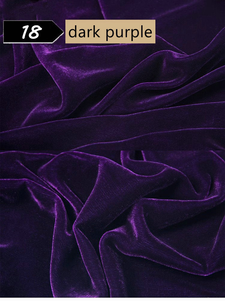 100% Mulberry Silk Velvet fabric, Width 138cm/54"