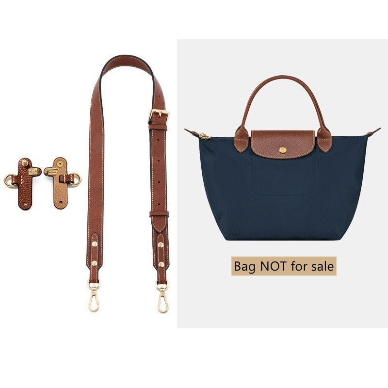 Bandoulière en cuir réglable + kit de conversion pour pochette Le Pliage
