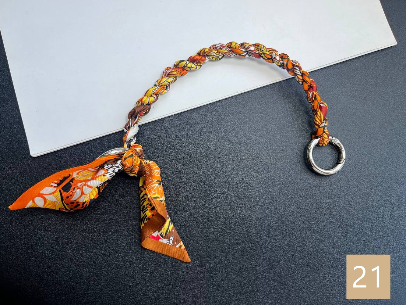 Silk Twilly Strap, Handle/Shoulder Strap for Evelyne