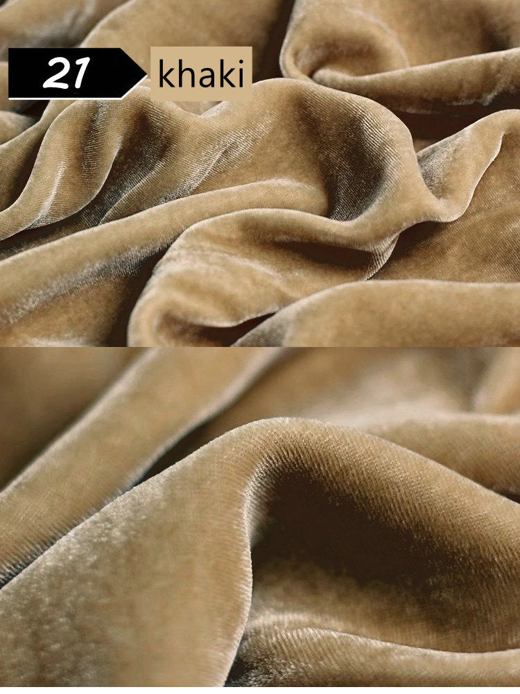 100% Mulberry Silk Velvet fabric, Width 138cm/54"