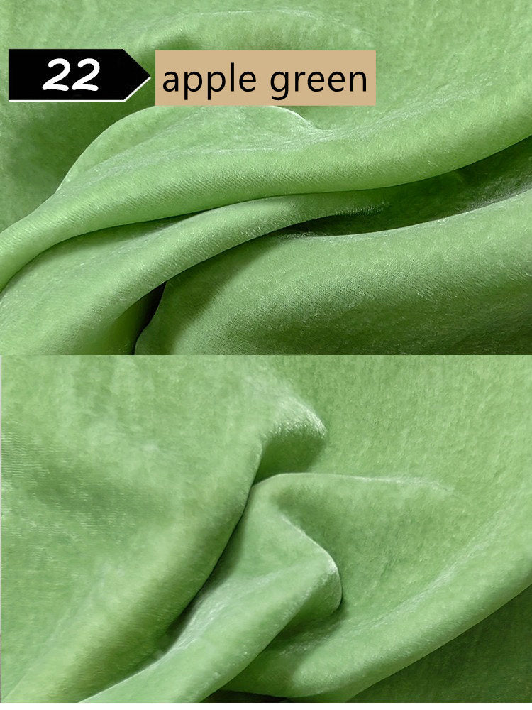 100% Mulberry Silk Velvet fabric, Width 138cm/54"