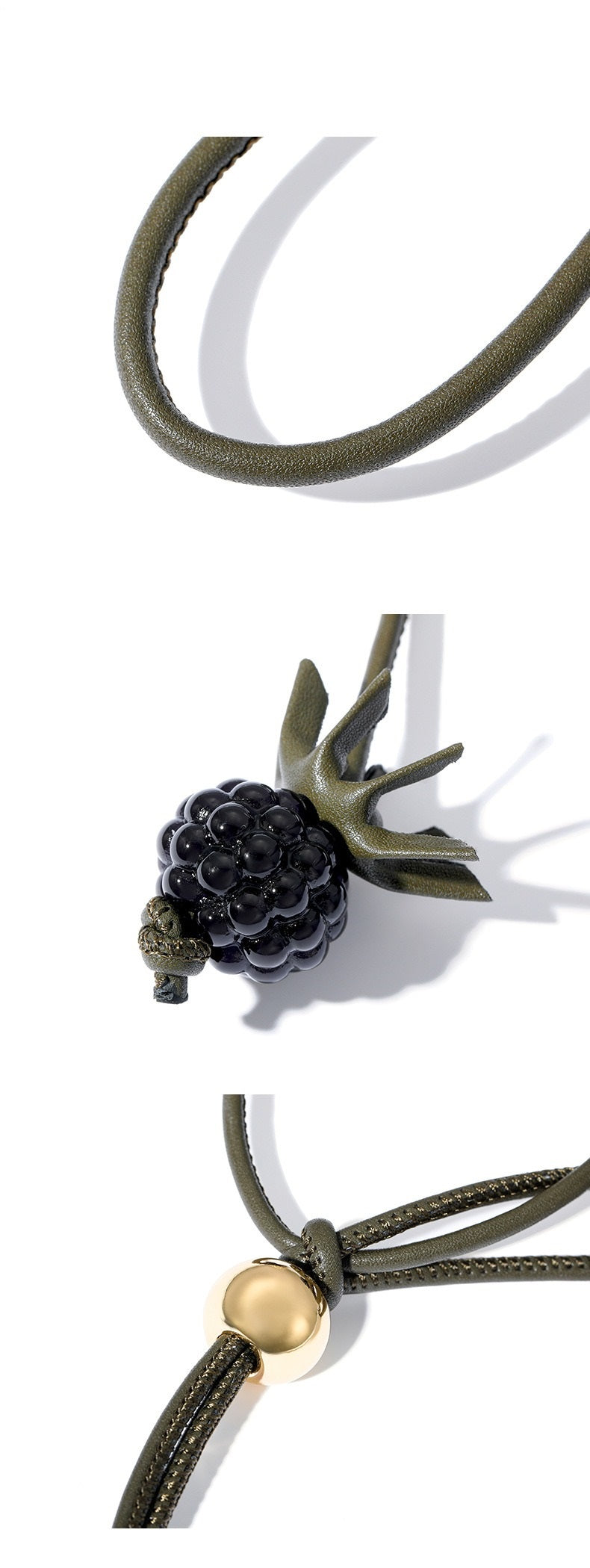 LOEWE Berry Leather Keychain