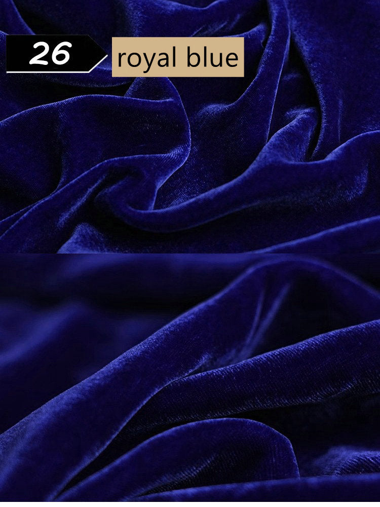 100% Mulberry Silk Velvet fabric, Width 138cm/54"