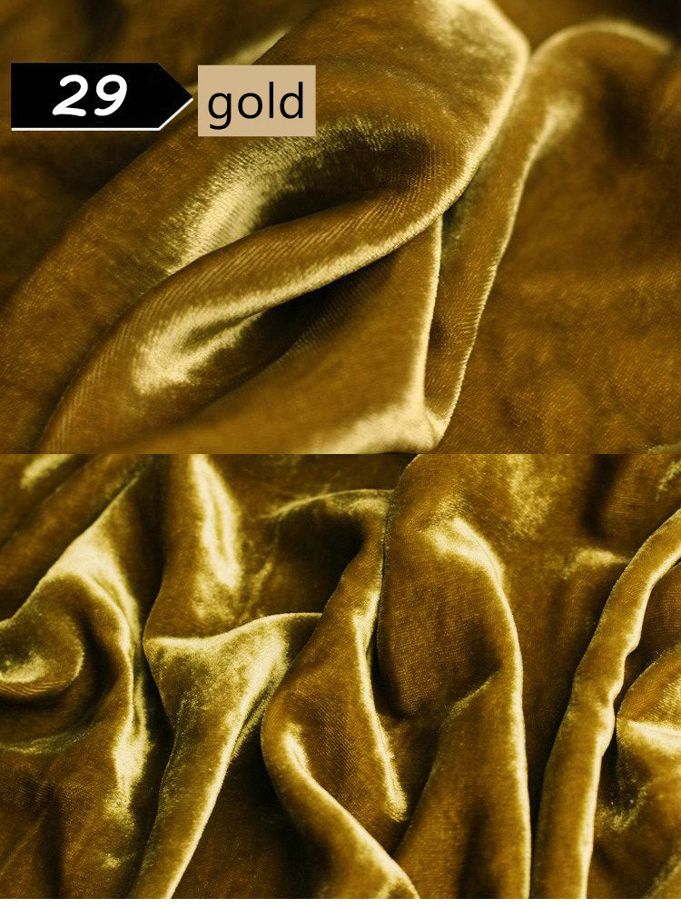 100% Mulberry Silk Velvet fabric, Width 138cm/54"