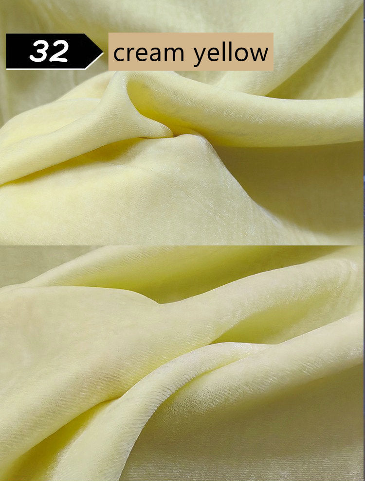100% Mulberry Silk Velvet fabric, Width 138cm/54"