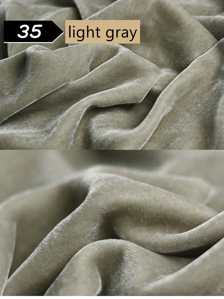 100% Mulberry Silk Velvet fabric, Width 138cm/54"