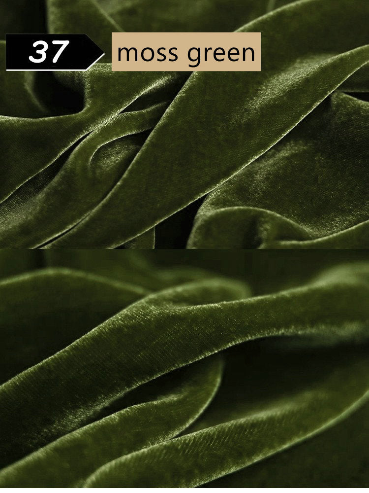 100% Mulberry Silk Velvet fabric, Width 138cm/54"