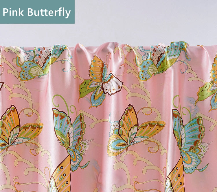 Pink Bears Printed Silk Charmeuse, Width 114cm/45in - Awulook