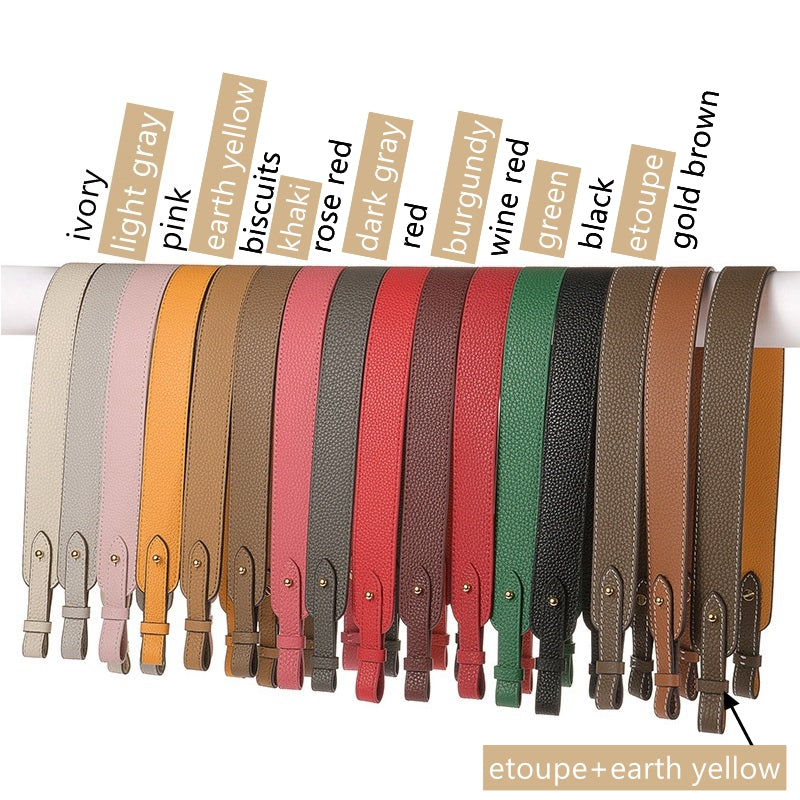 Togo Leather Shoulder Bag Strap for lindy/picotin/evelyne